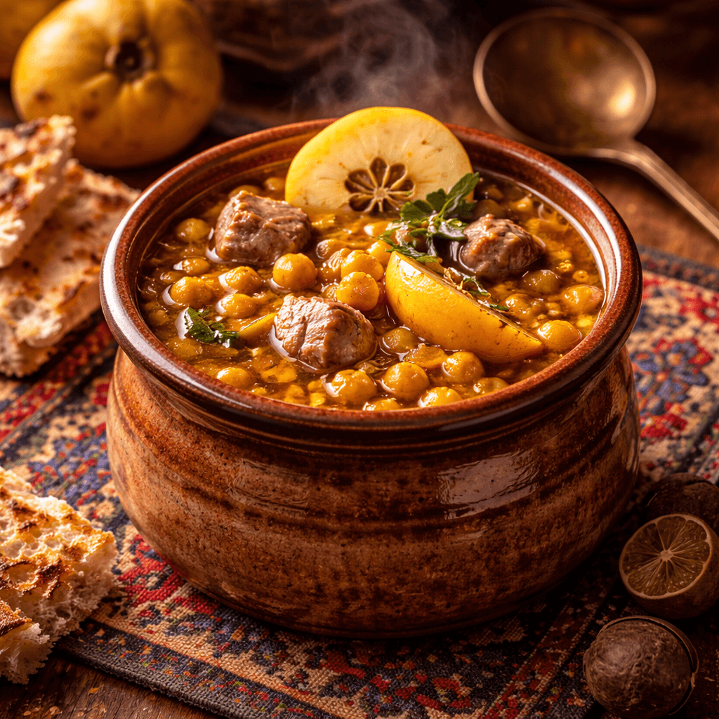 Abgoosht-e Beh (Quince Lamb Stew)