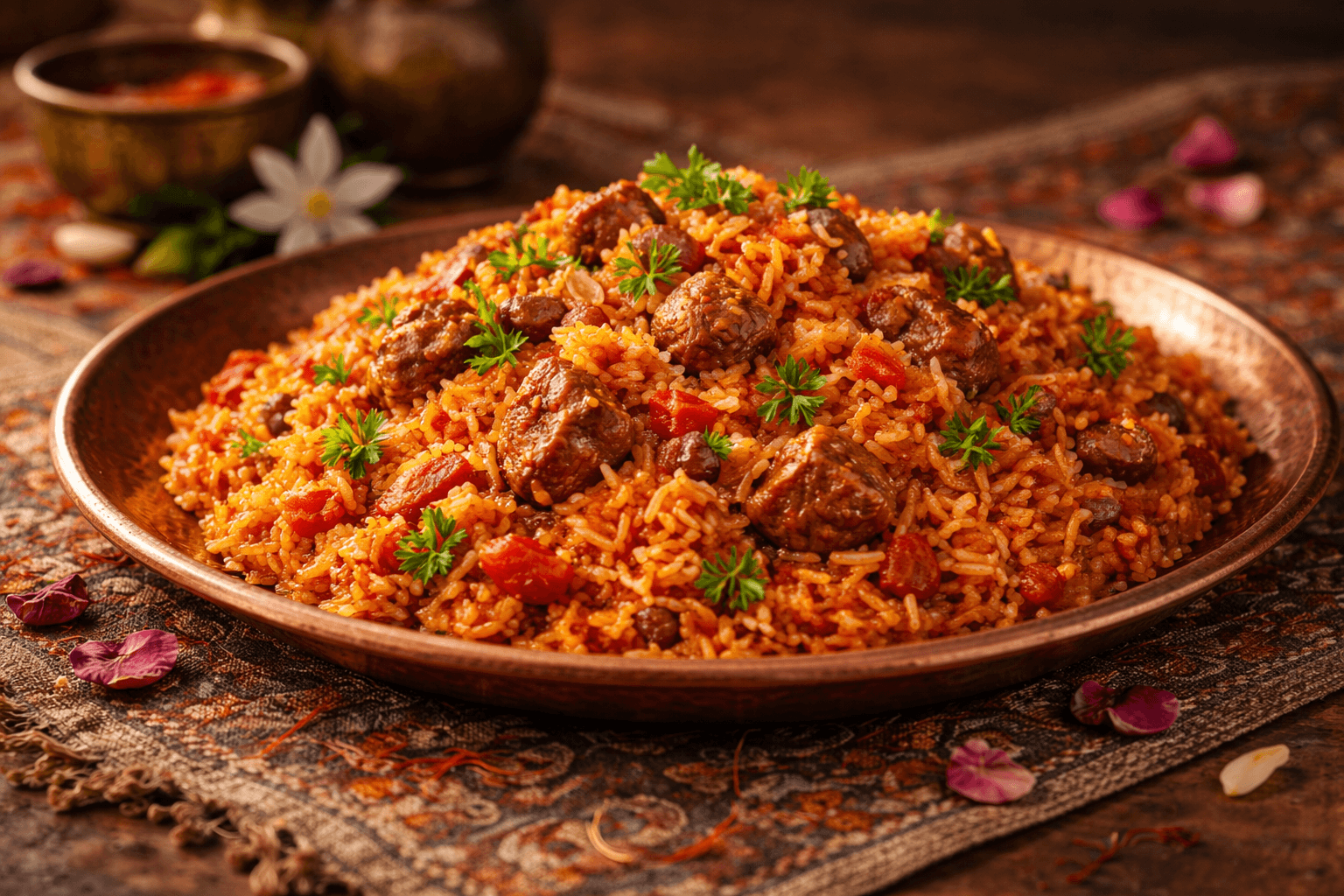 Estamboli Polo (Persian Tomato Rice)
