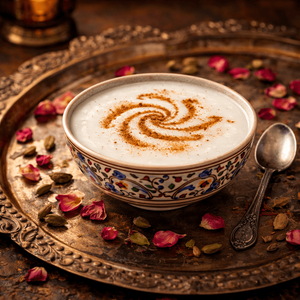 Fereni (Persian Rice Flour Pudding)