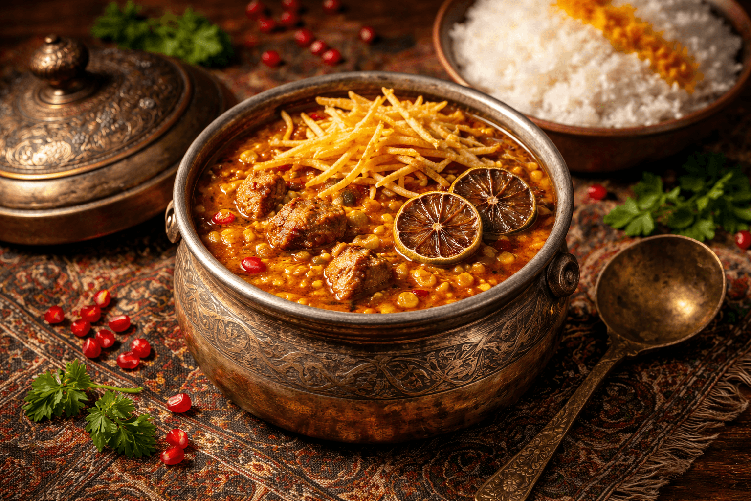 Gheimeh (Yellow Split Pea Stew)