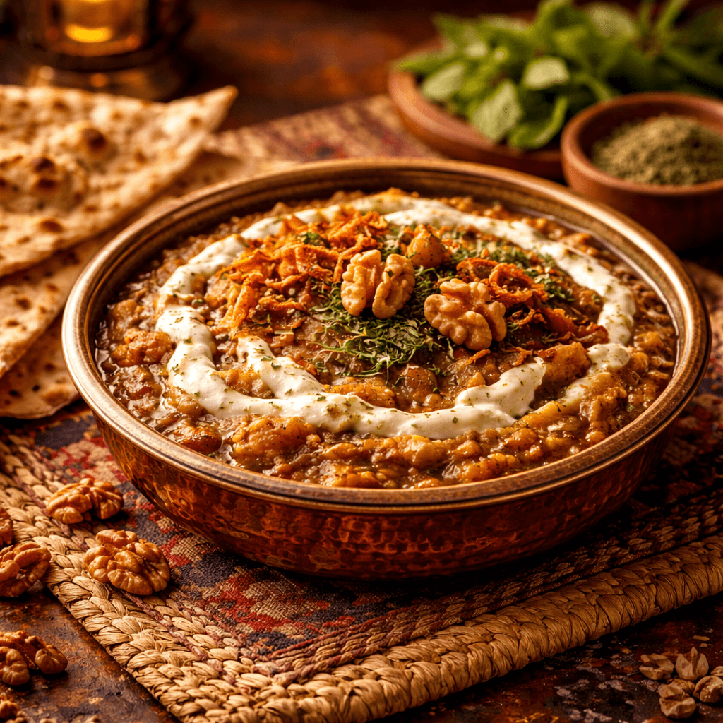 Kashk-e Bademjan (Eggplant with Kashk)