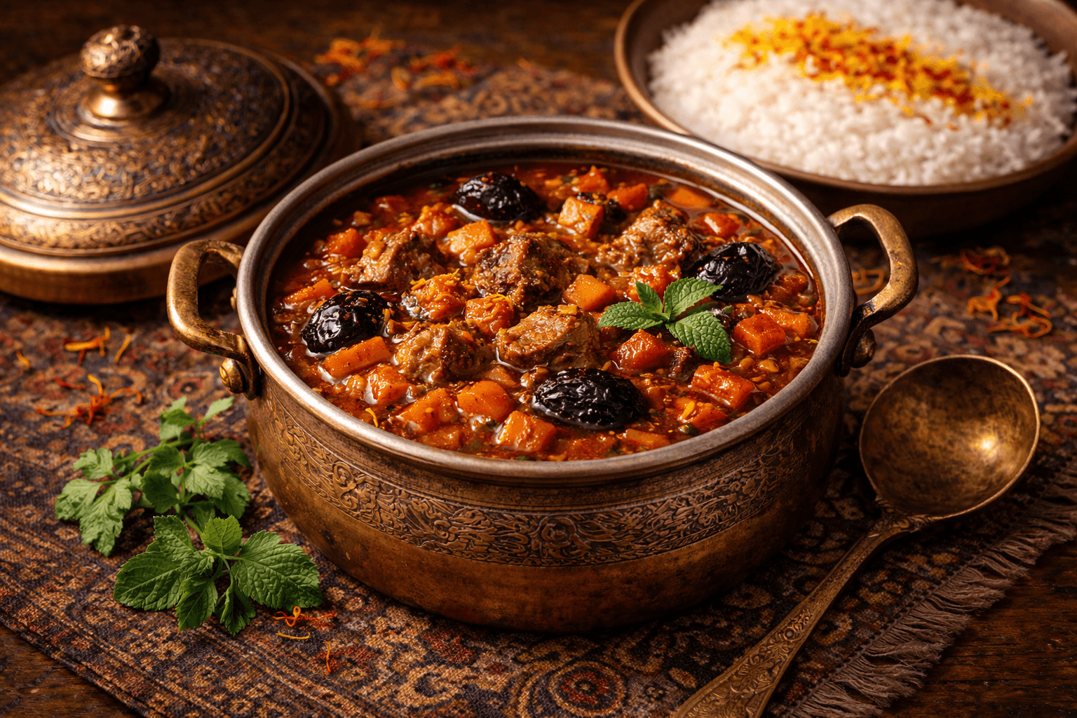 Khoresh-e Havij (Persischer Karotteneintopf)