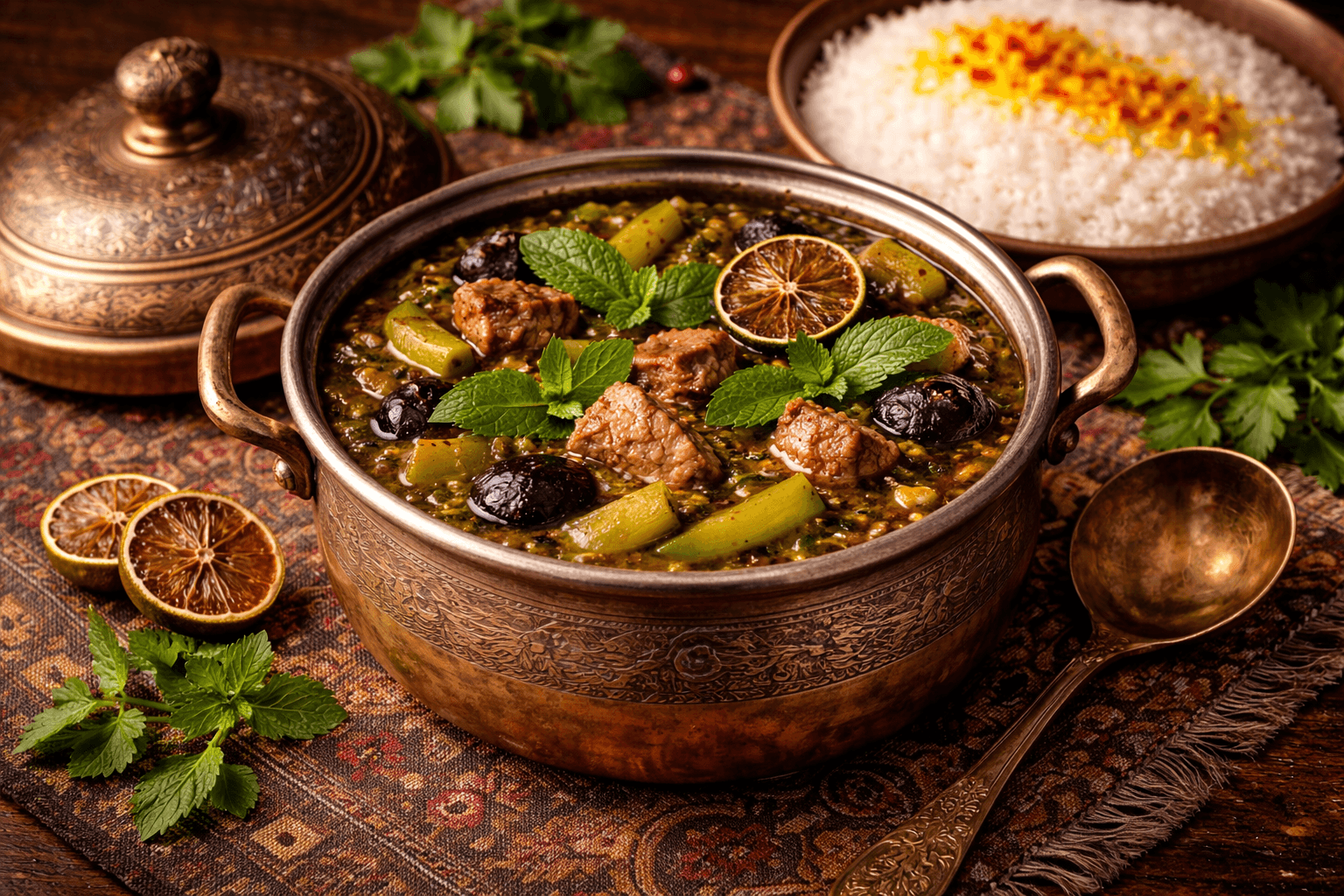 Khoresh-e Karafs (Persian Celery Stew)