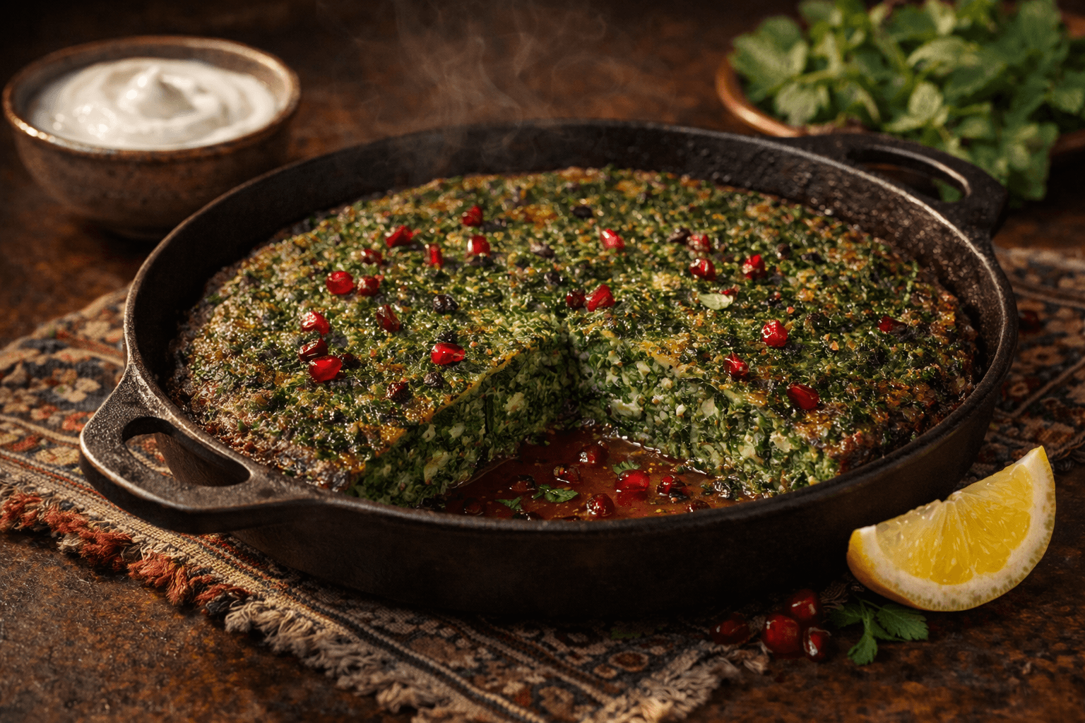 Kuku Sabzi (Persian Herb Frittata)