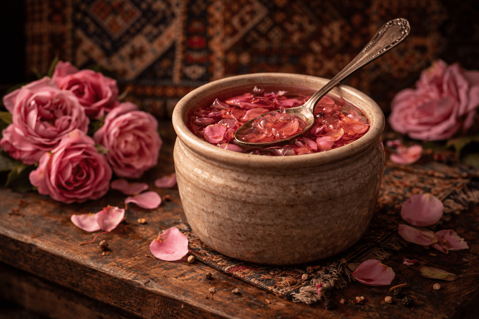 Moraba-ye Gol (Perzische Rozenblaadjes Confituur)