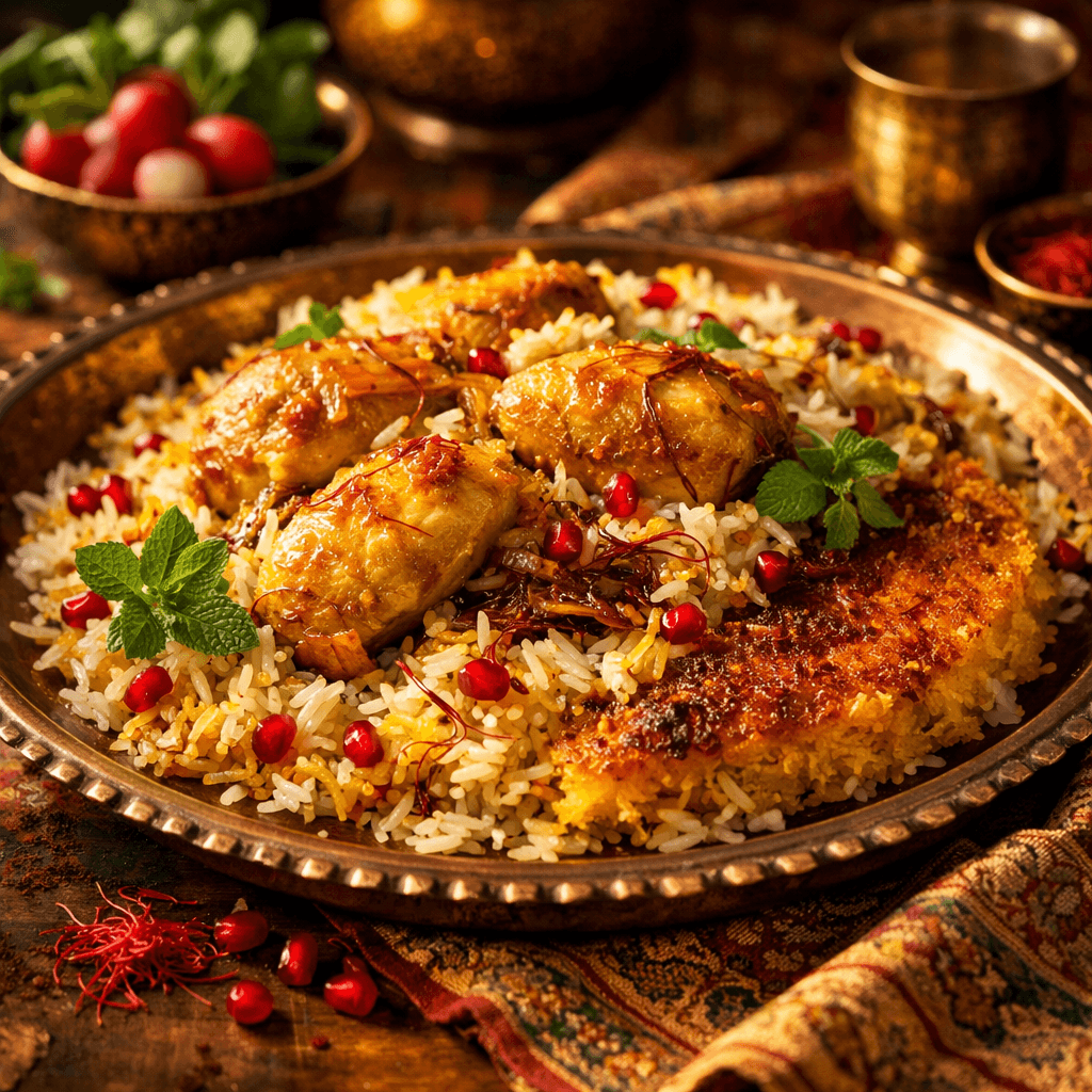 Morgh Polo (Persian Chicken Rice)