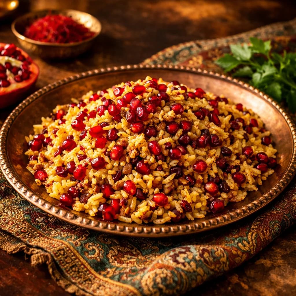 Anar Polo (Persischer Granatapfelreis)