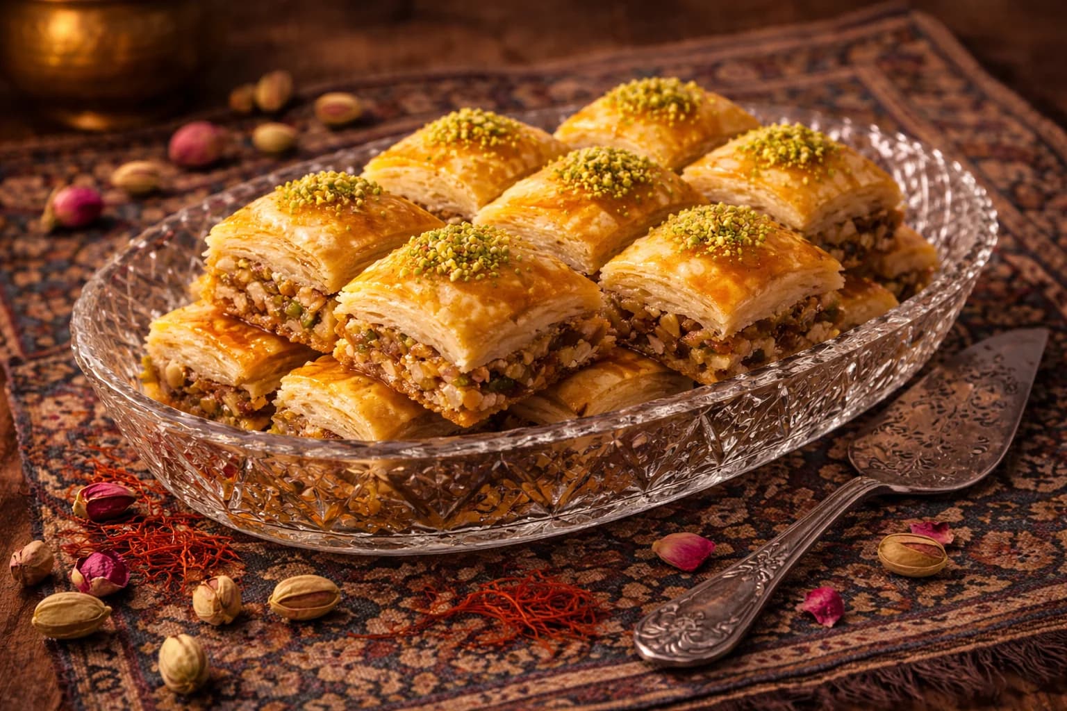 Baklava (Persisches Blätterteiggebäck mit Nüssen)
