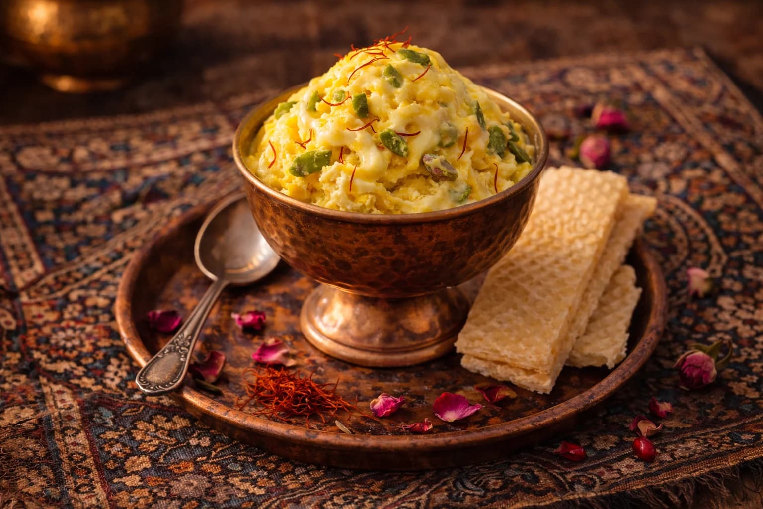 Bastani Sonnati (Persisches Safran-Eis)