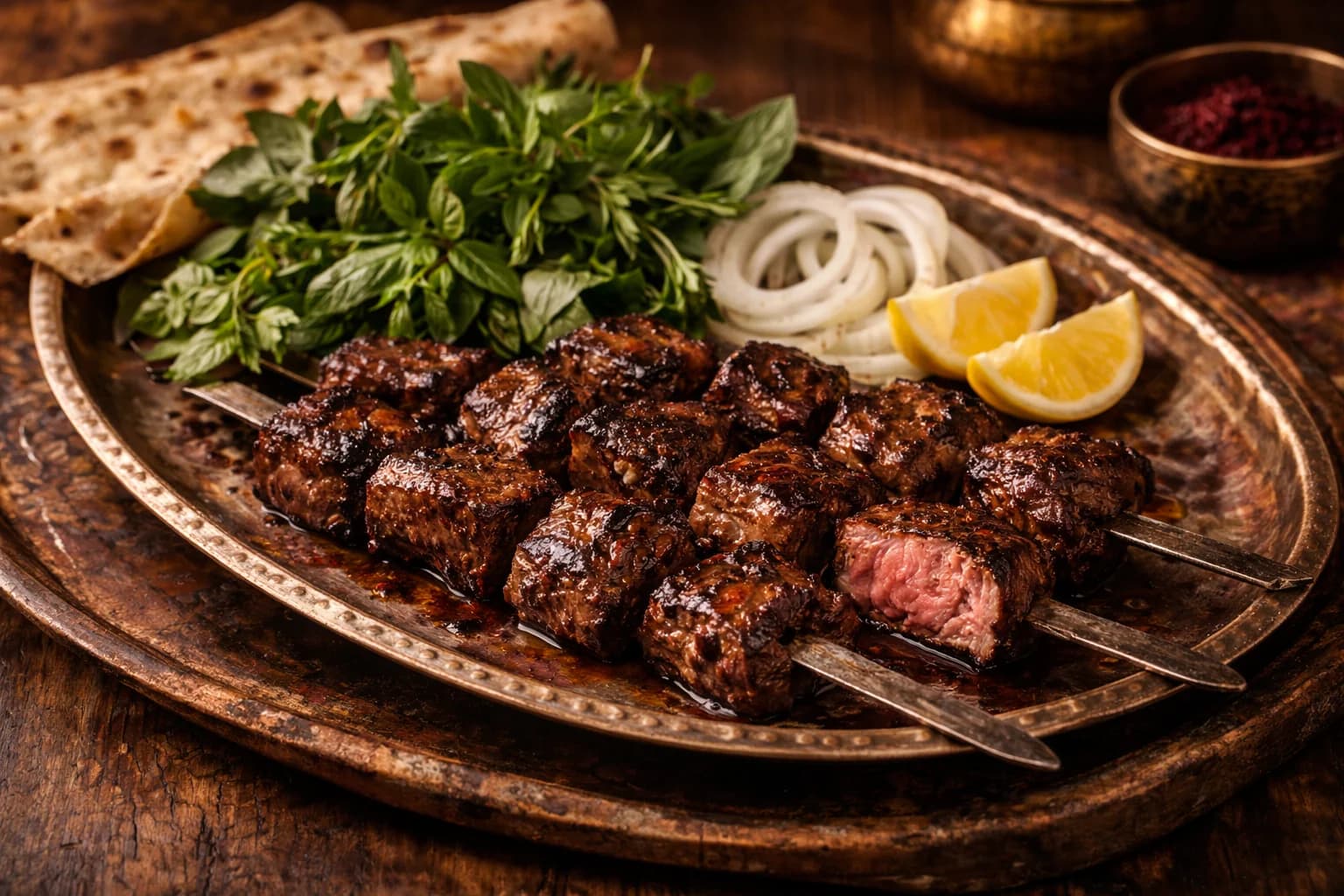 Jegar Kebab (Persischer Leber-Kebab)