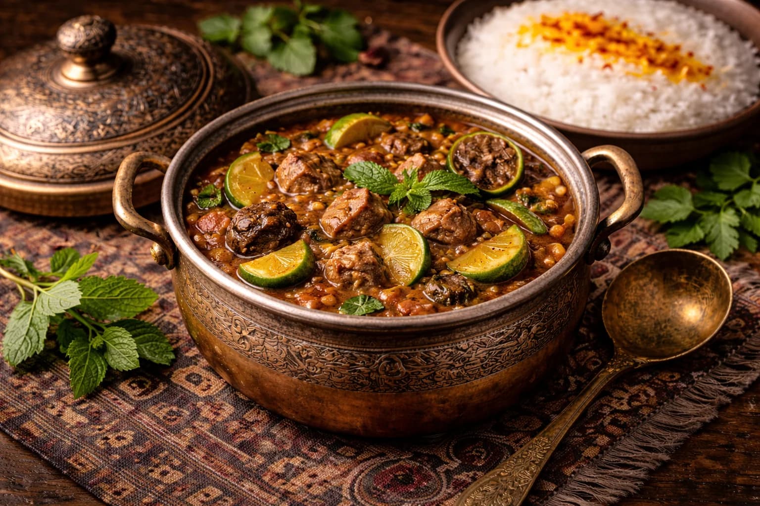 Khoresh-e Kadoo (Persischer Zucchini-Eintopf)