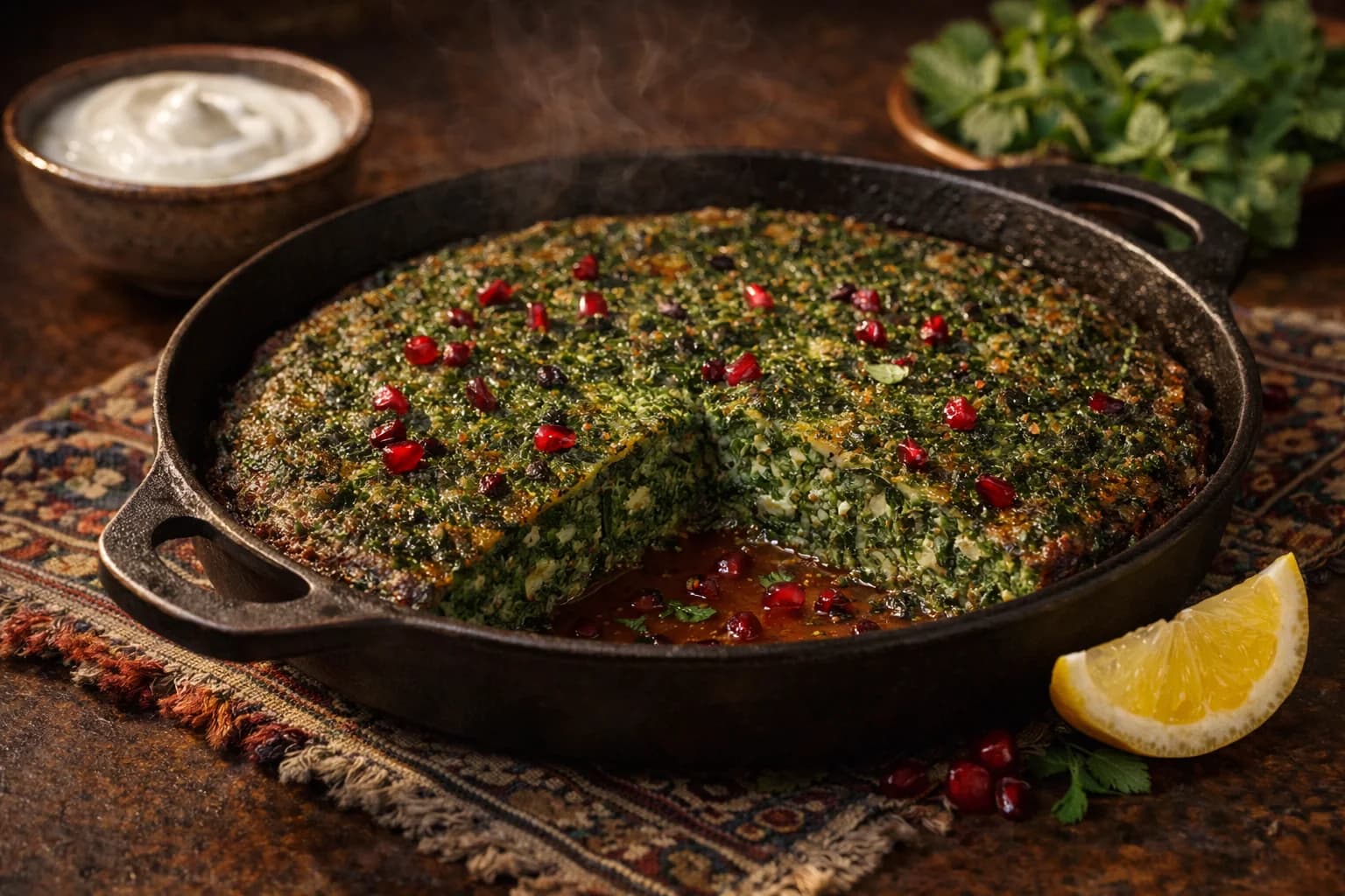 Kuku Sabzi (Persisches Kräuter-Frittata)
