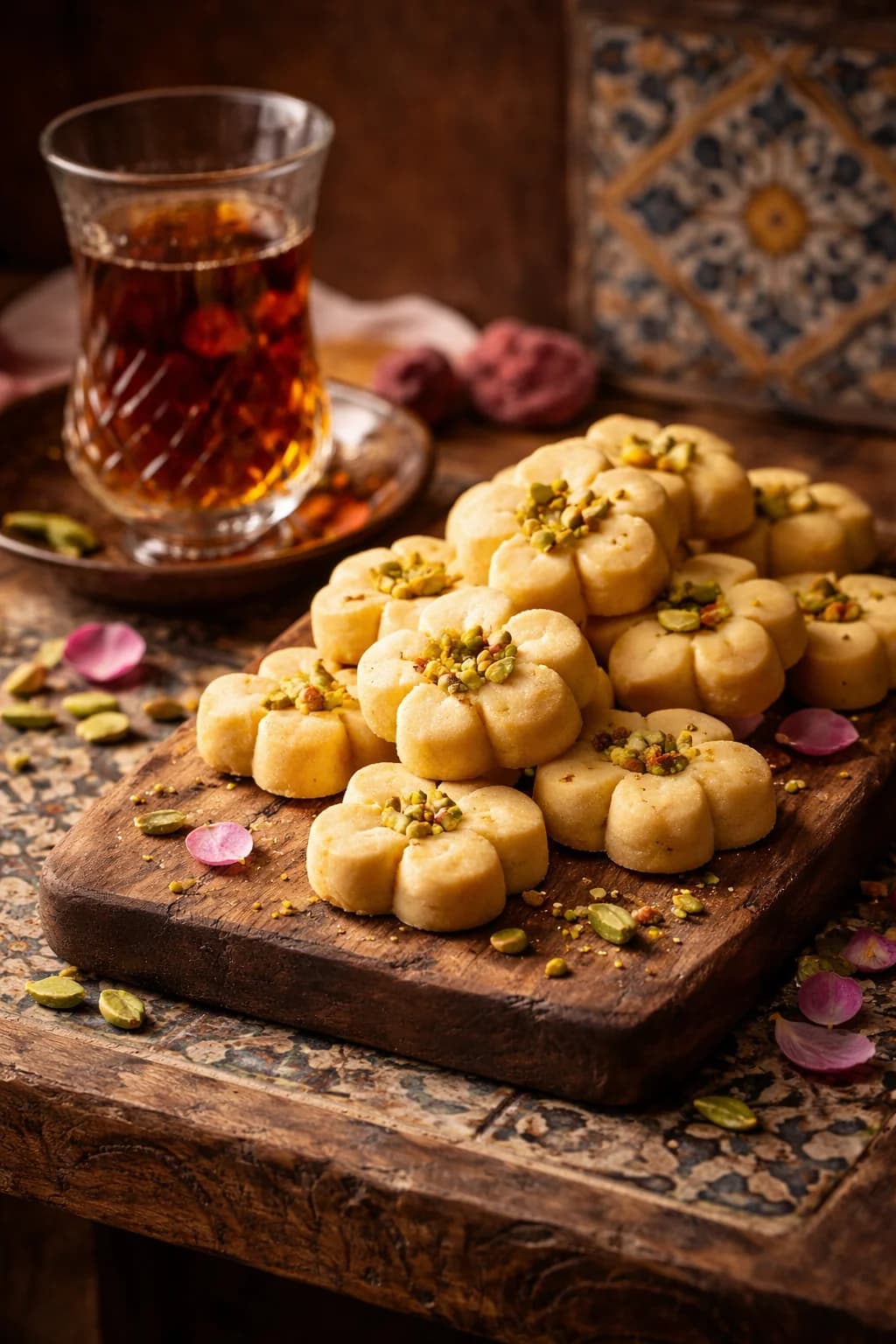 Nan-e Nokhodchi (Persische Kichererbsenmehlkekse)