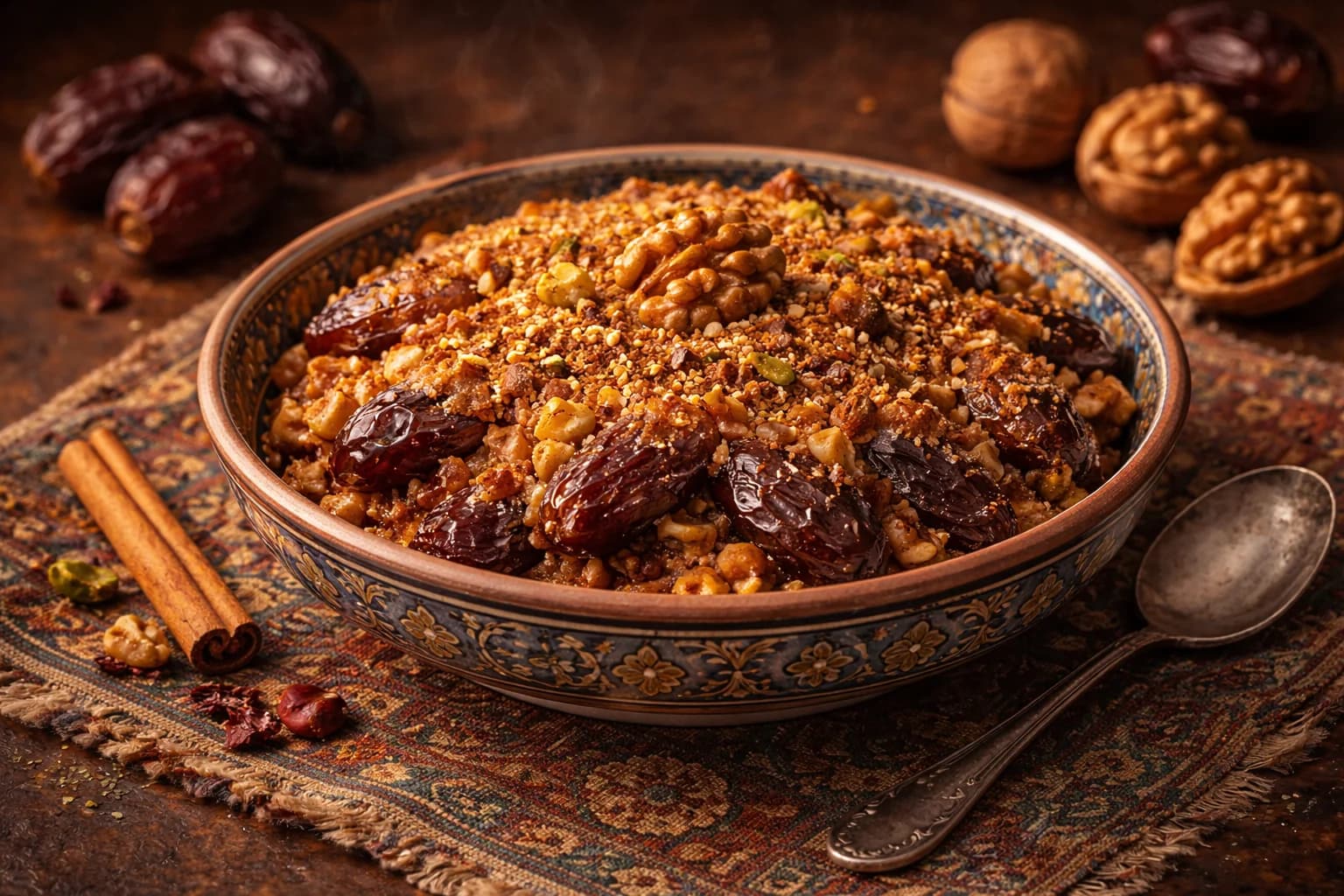 Ranginak (Persisches Dattel- und Walnuss-Dessert)